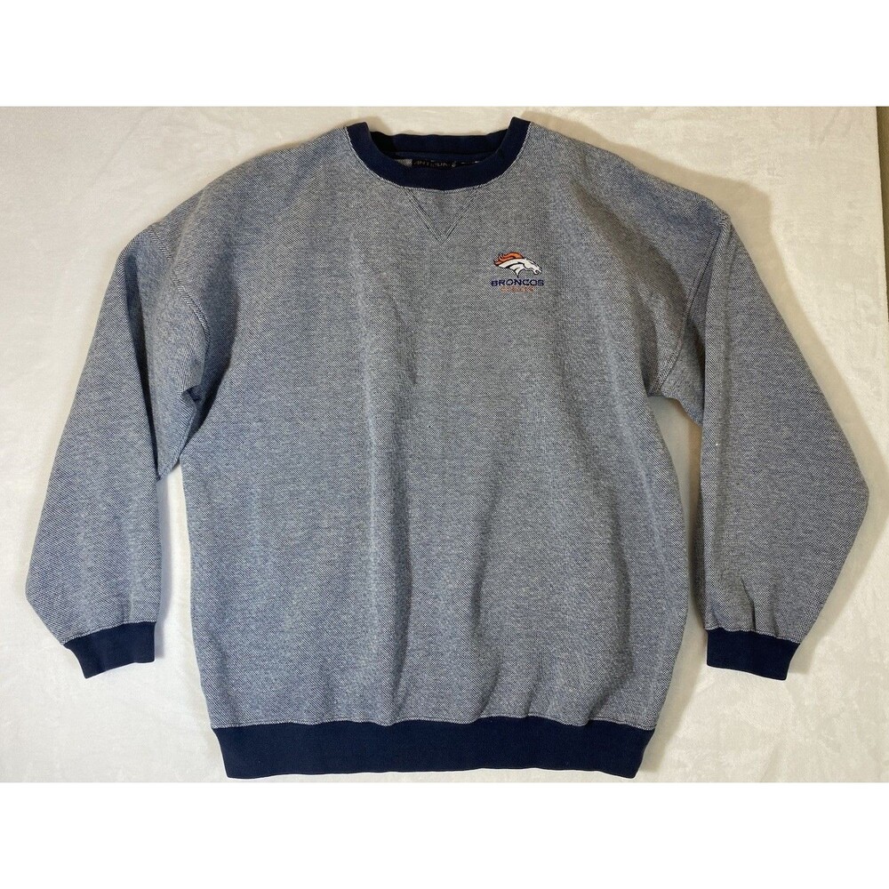 Vintage Broncos Sweatshirt Crewneck Size XL Antigua